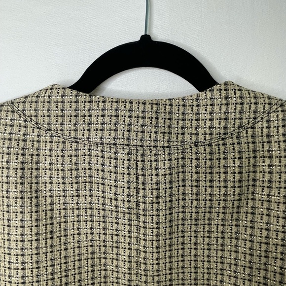 Evan Picone Women's Tweed Woven Blazer Sz 10 - Picture 3 of 14